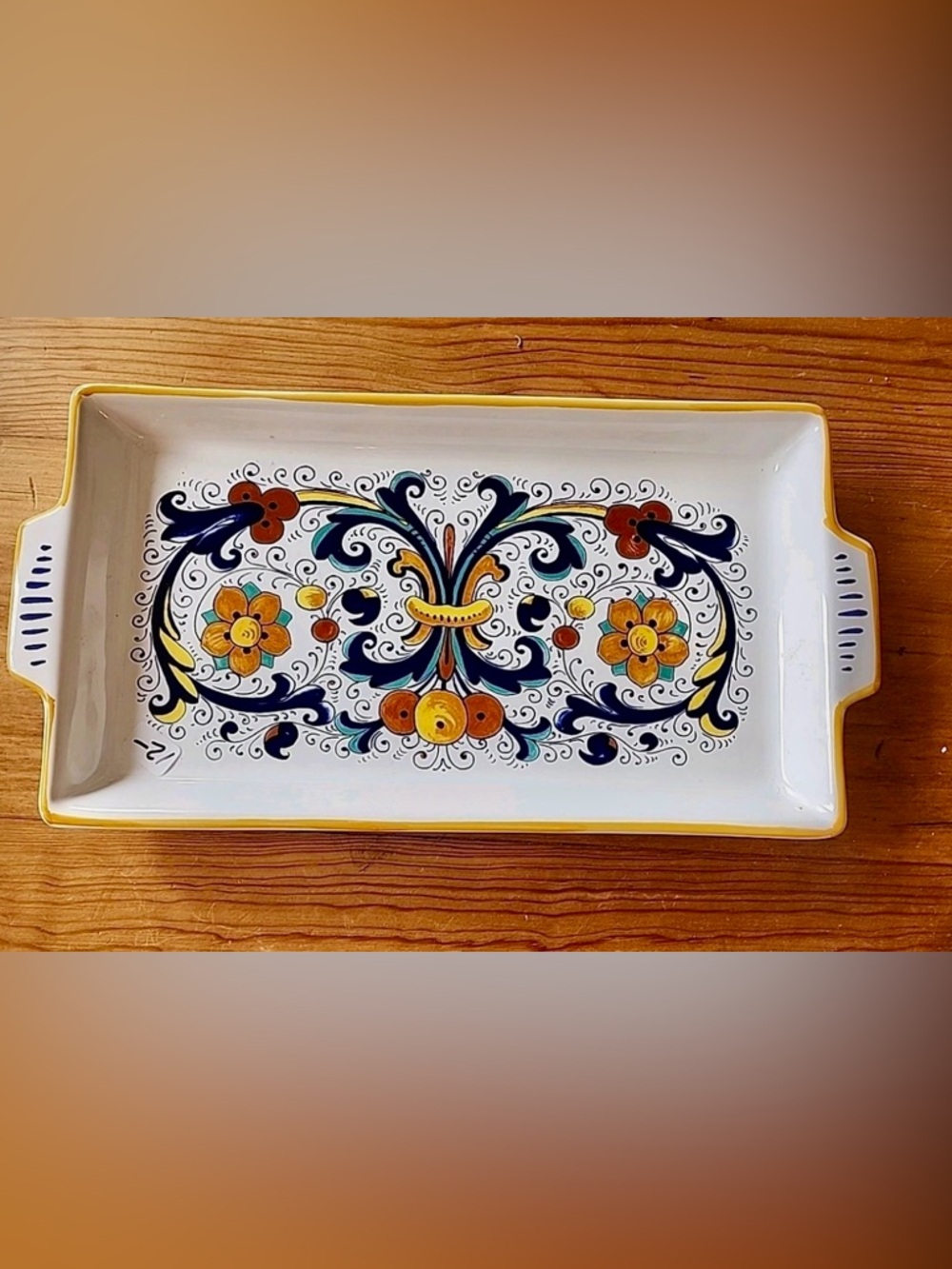 Nova Deruta RICCO 13.5x8.5 Treat Platter